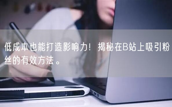 低成本也能打造影响力！揭秘在B站上吸引粉丝的有效方法。