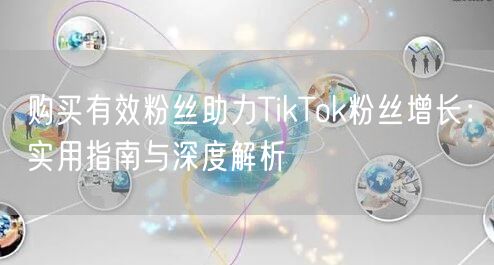 购买有效粉丝助力TikTok粉丝增长：实用指南与深度解析