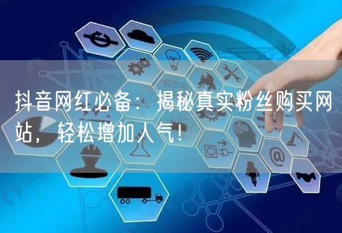 抖音网红必备：揭秘真实粉丝购买网站，轻松增加人气！