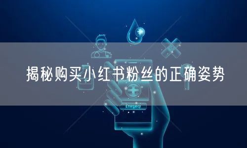 揭秘购买小红书粉丝的正确姿势